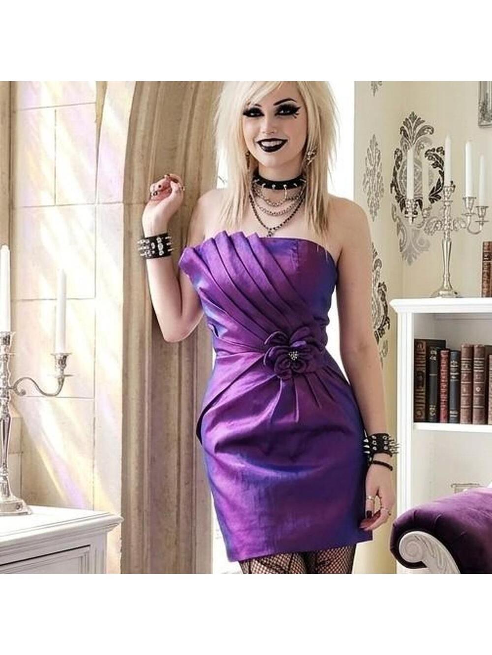 Papouelli Women's Purple Dress